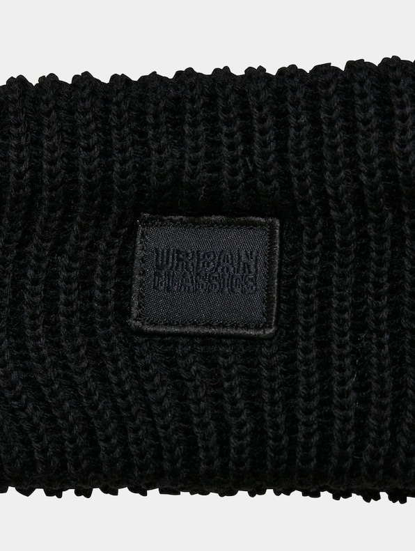 Urban Classics Knitted Wool Headband Beanie-2