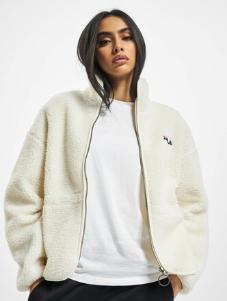 FILA Bianco Sari Sherpa Fleece Lightweight Jacket