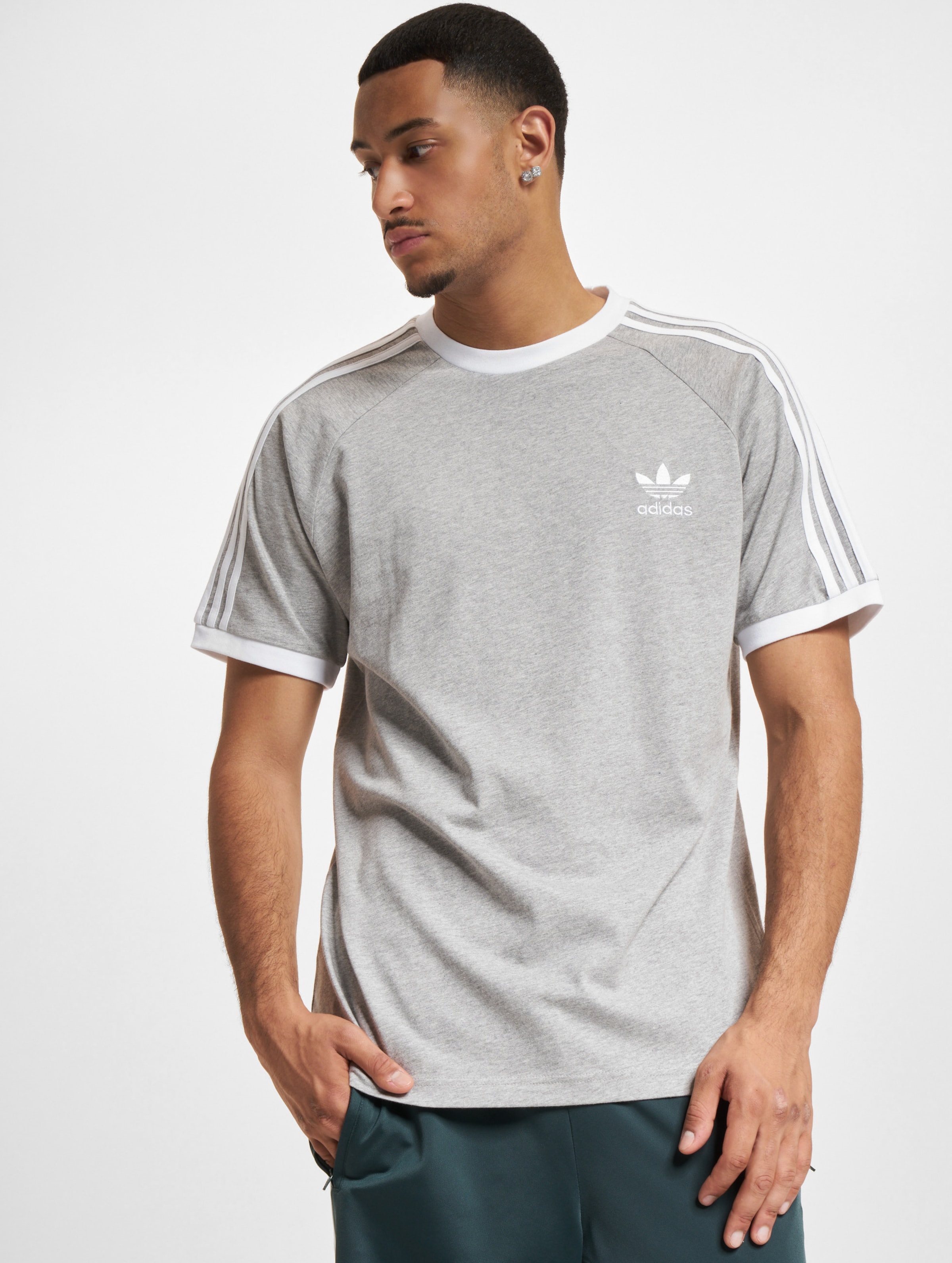 Grey adidas t shirt mens best sale