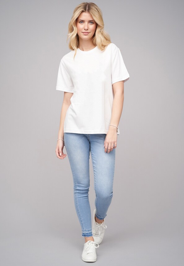 Ladies 77 Limoncello White Tee-4