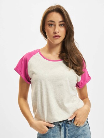 Ladies Contrast Raglan Tee