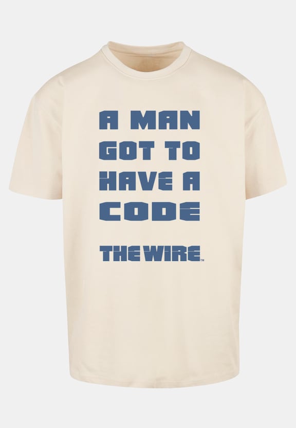 The Wire A Man Heavy Oversize Tee-4