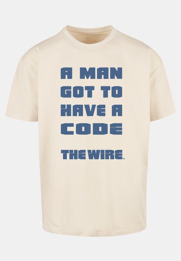 The Wire A Man Heavy Oversize Tee-4