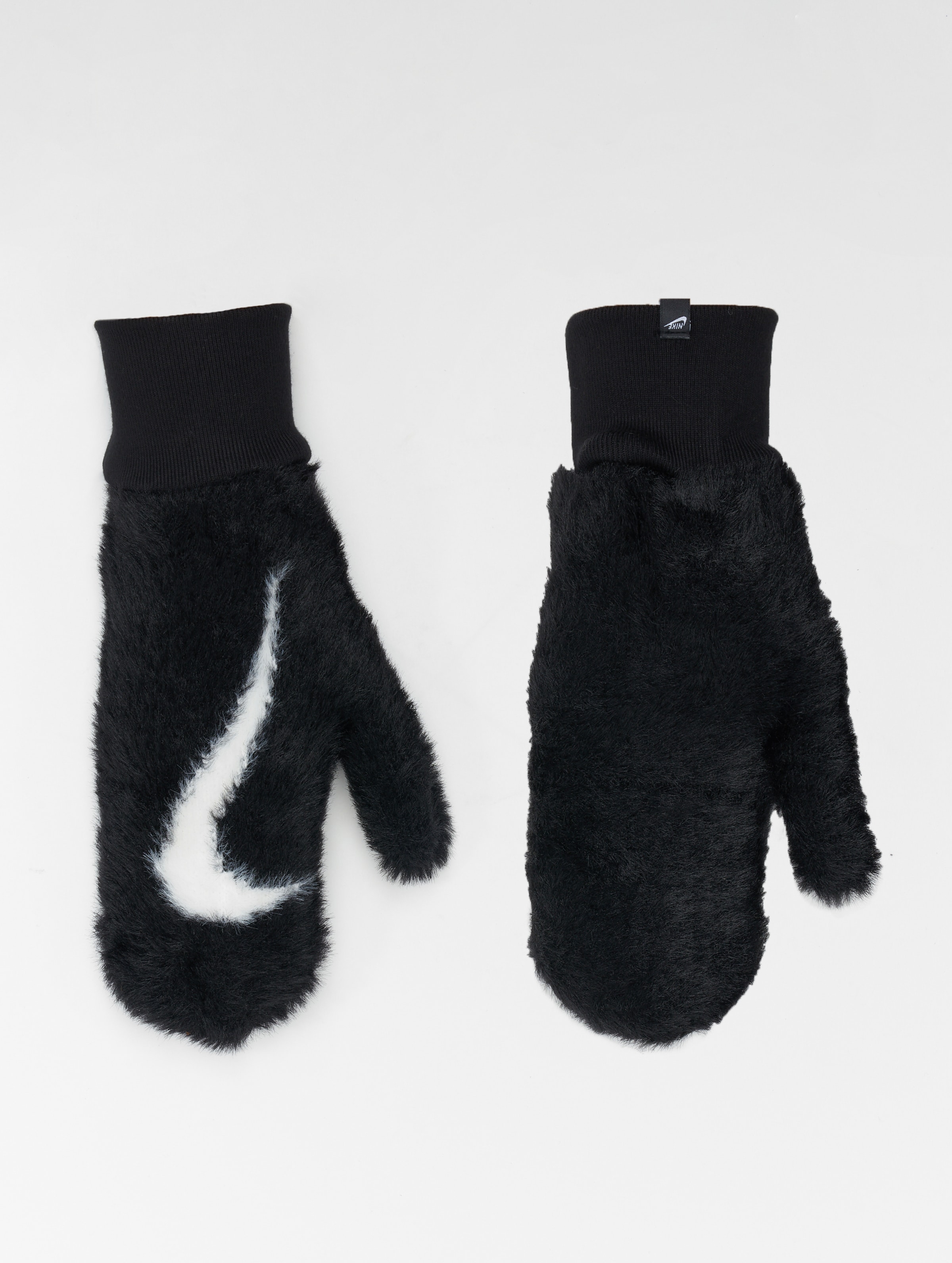 Nike Plush Knit LM Handschuhe Vrouwen op kleur zwart, Maat XSS