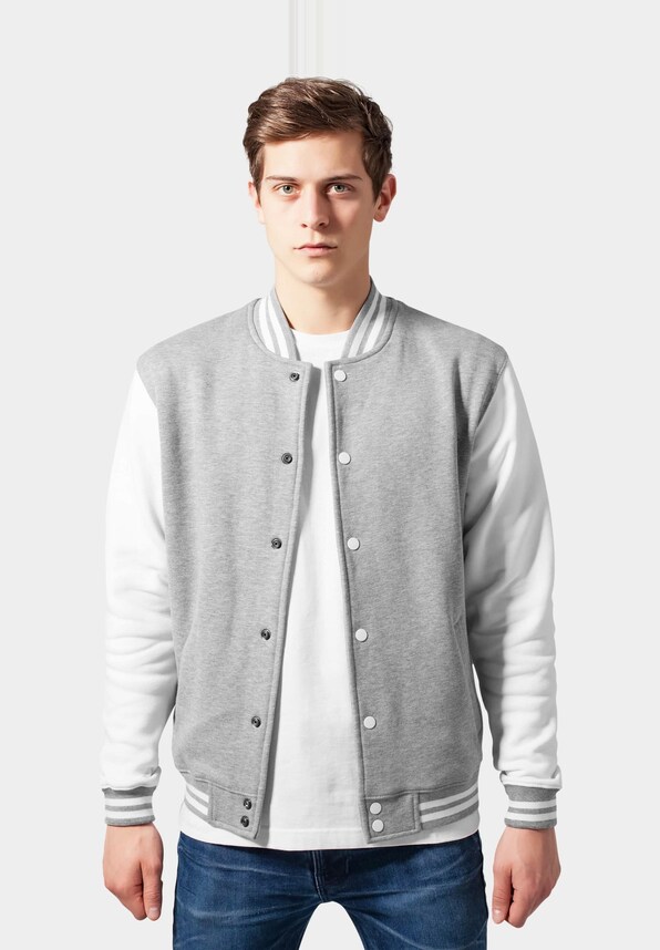 2-Tone College Sweatjacket -0