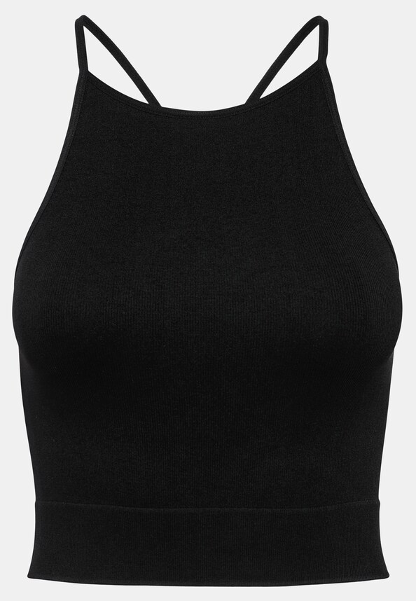 ONLY Damen Ribbed High-Neck-4