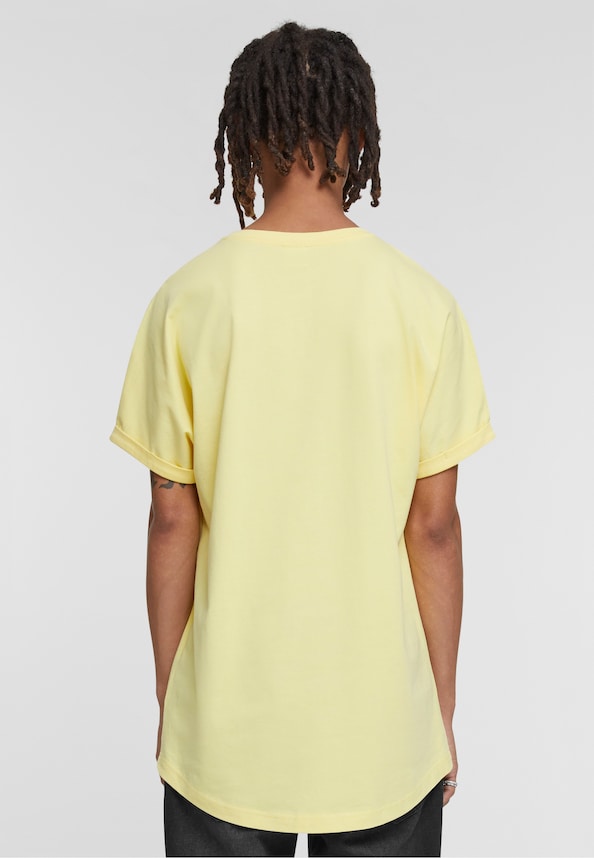 Long Shaped Turnup Tee-1
