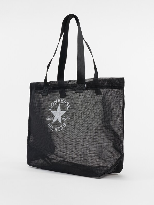 All Star Patch Print Mesh Tote-1