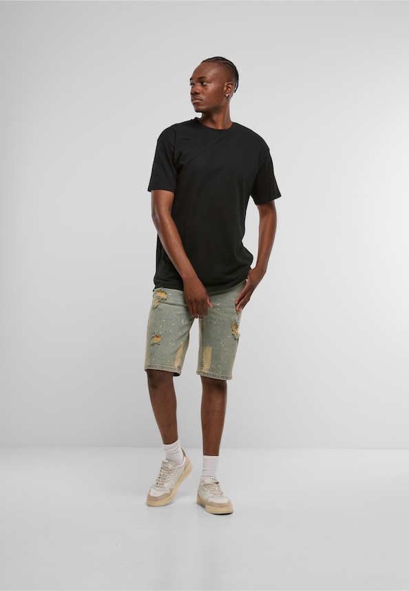 Sylva Ripped Slim Fit Shorts-4