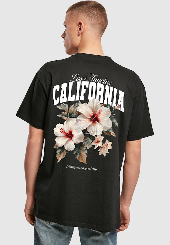 California Hibiskus Heavy Oversize Tee-1