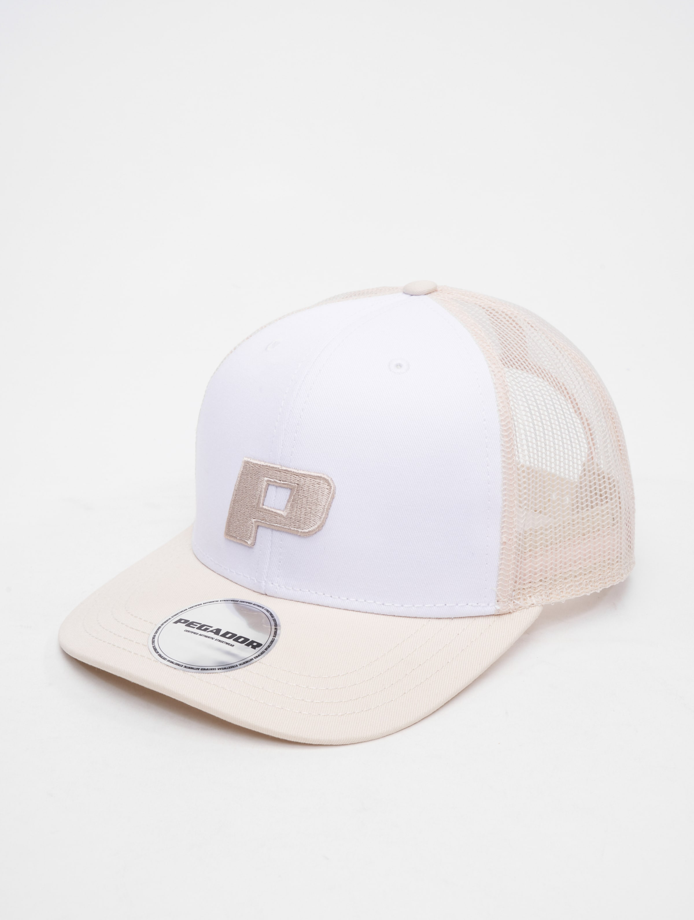 PEGADOR Logo Baseball Trucker Cap Frauen,Männer,Unisex op kleur wit, Maat ONE_SIZE