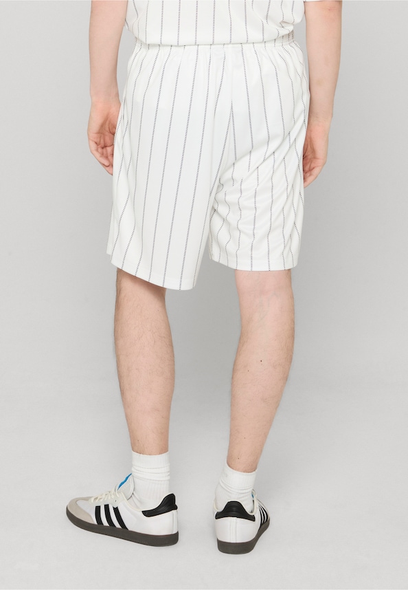 Chevron Pinstripe Shorts-1