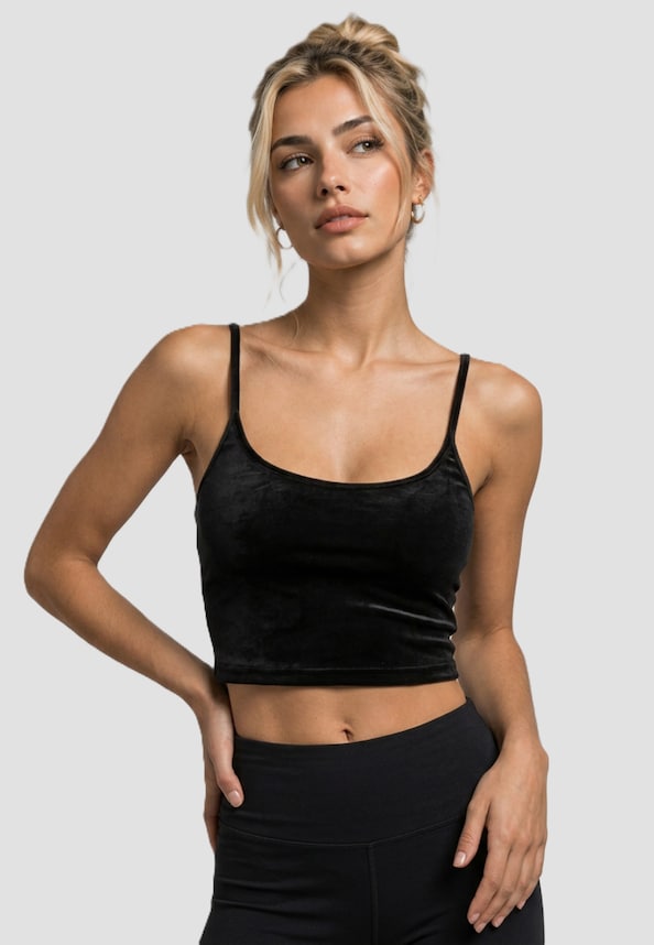 Ladies Short Velvet-0