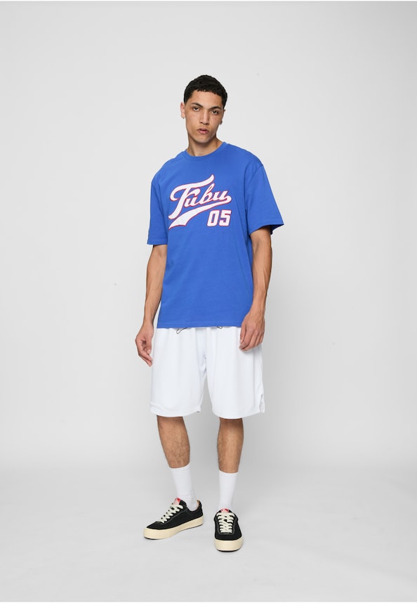 FBMQ12111BLU Fubu Varsity T-Shirt-2