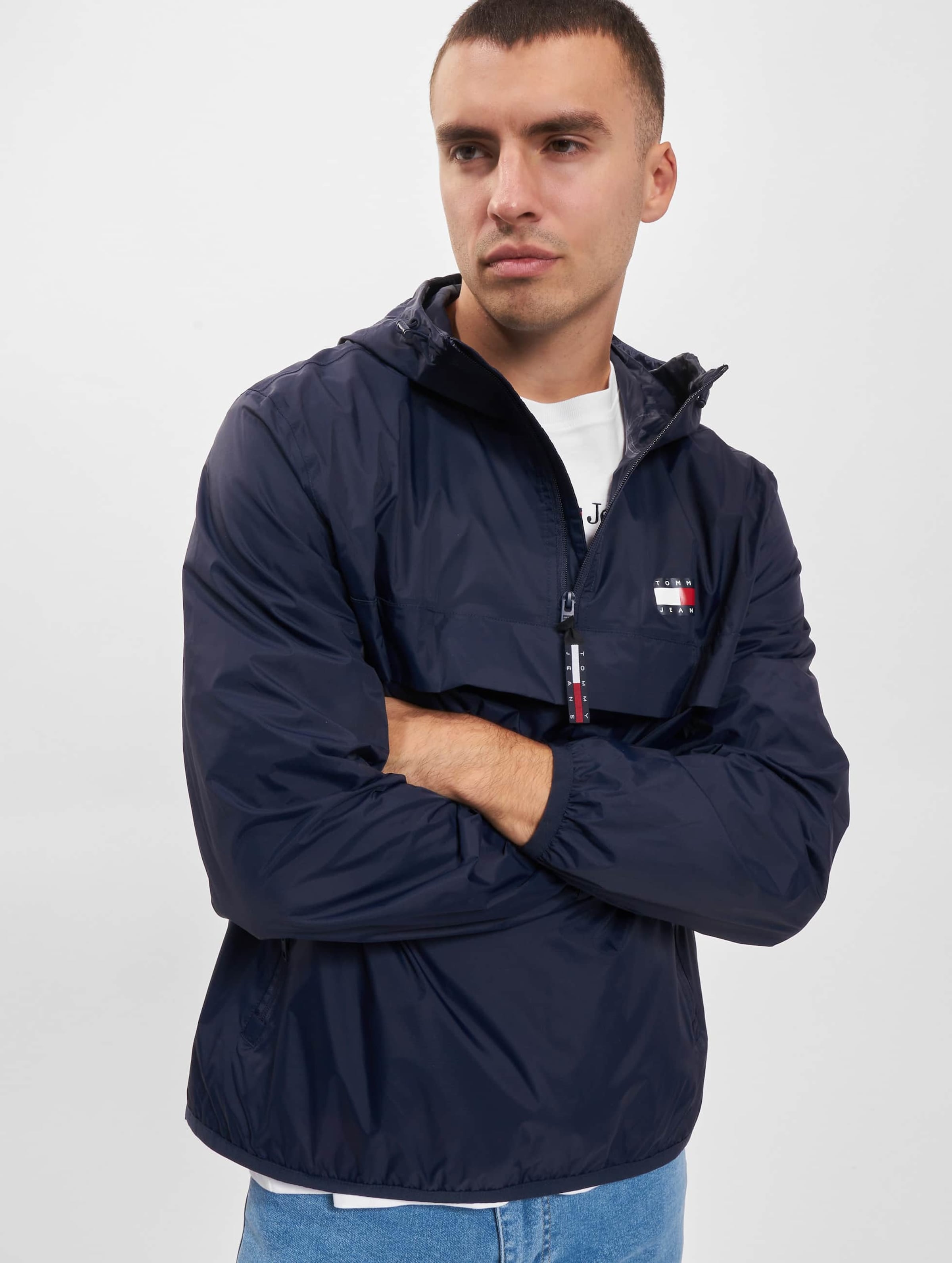 Tommy jeans popover windbreaker sale