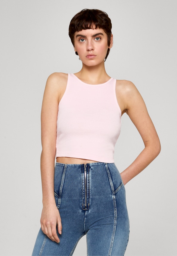 Ladies Washed Rib -1