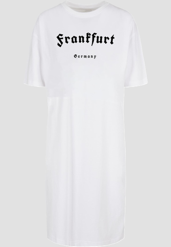 Ladies Frankfurt Organic Oversized Slit Tee Dress-2