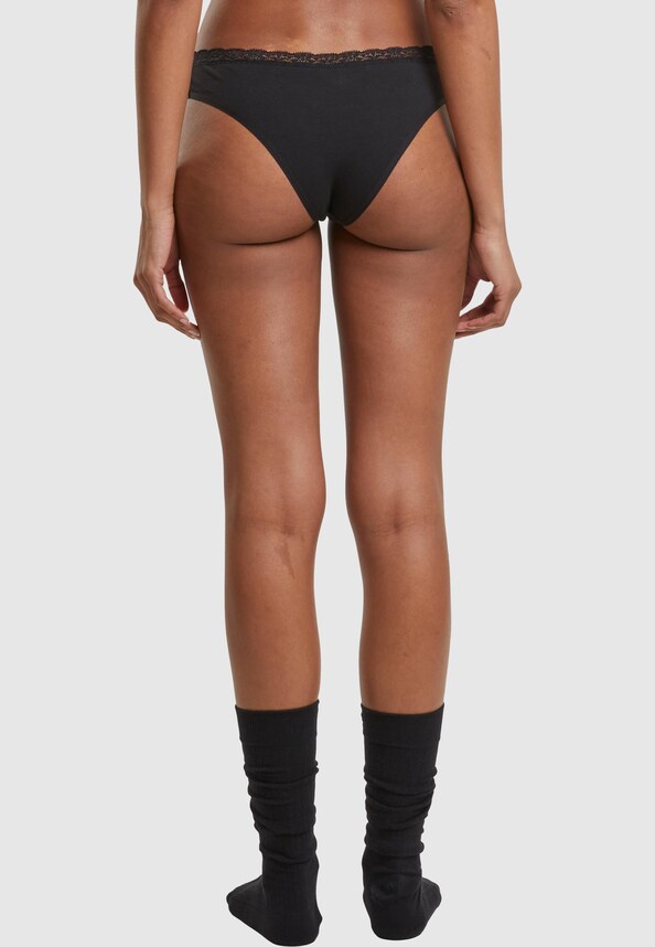 Ladies Basic Cotton Brazilian Lace 5-Pack-1