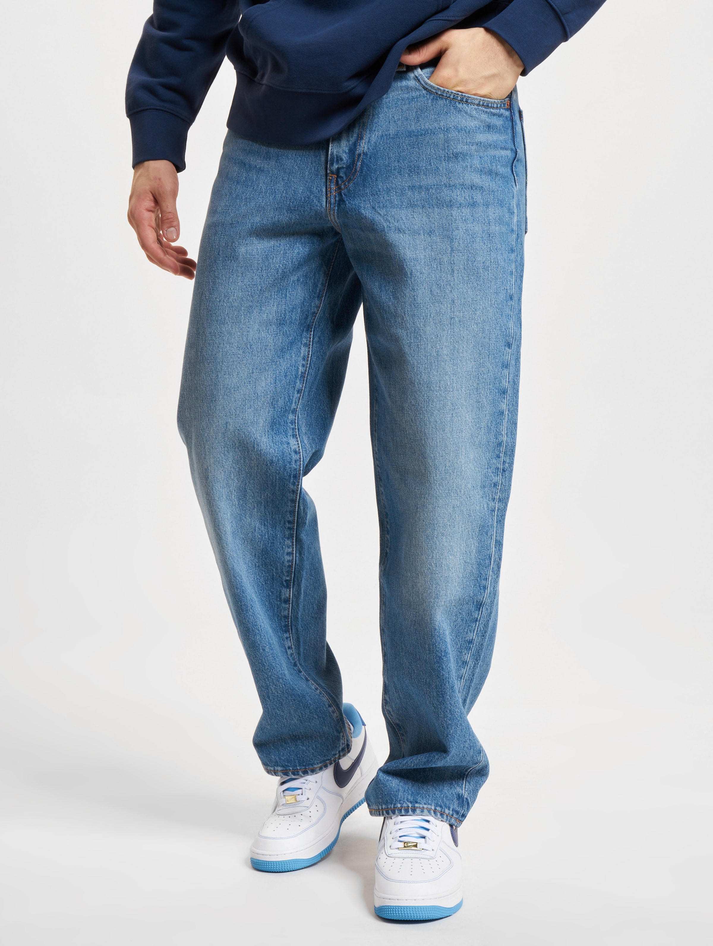 Levi's 568 Stay Loose Fit Jeans Mannen op kleur blauw, Maat 3632