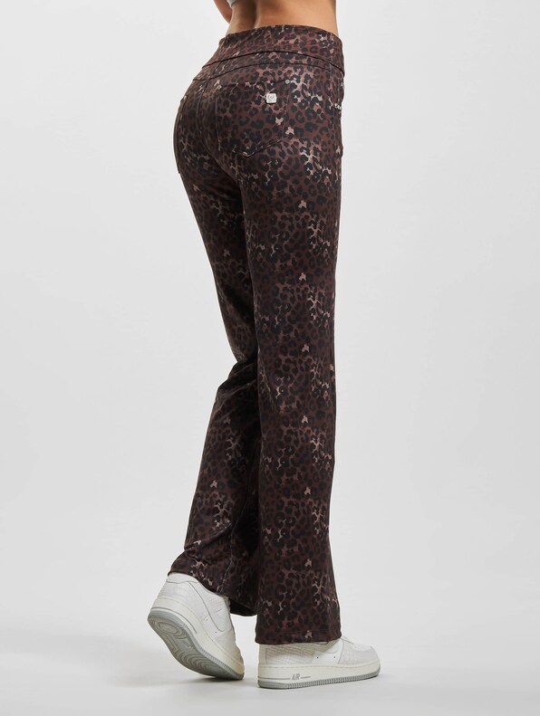 N.O.W. Yoga Tech Umschlagbarer Taillenbund Comfort Hose Mid Waist Wide Leg-0