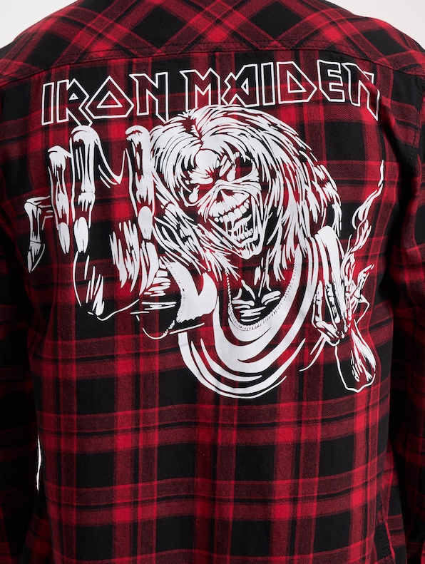 Iron Maiden Checkshirt Sweathood Eddy-3