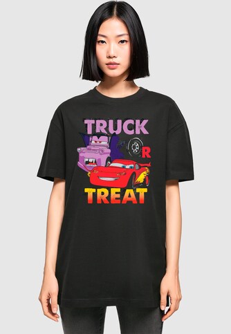 Ladies Cars - Halloween Truck or Treat Oversized Boyfriend Tee