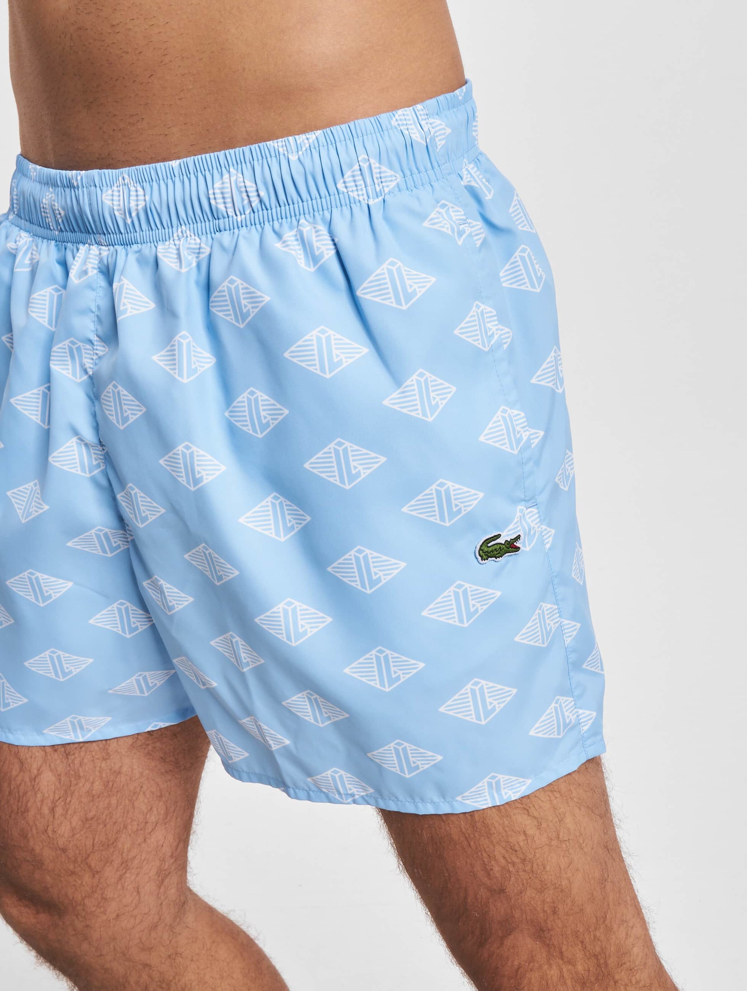 White lacoste swim sales shorts