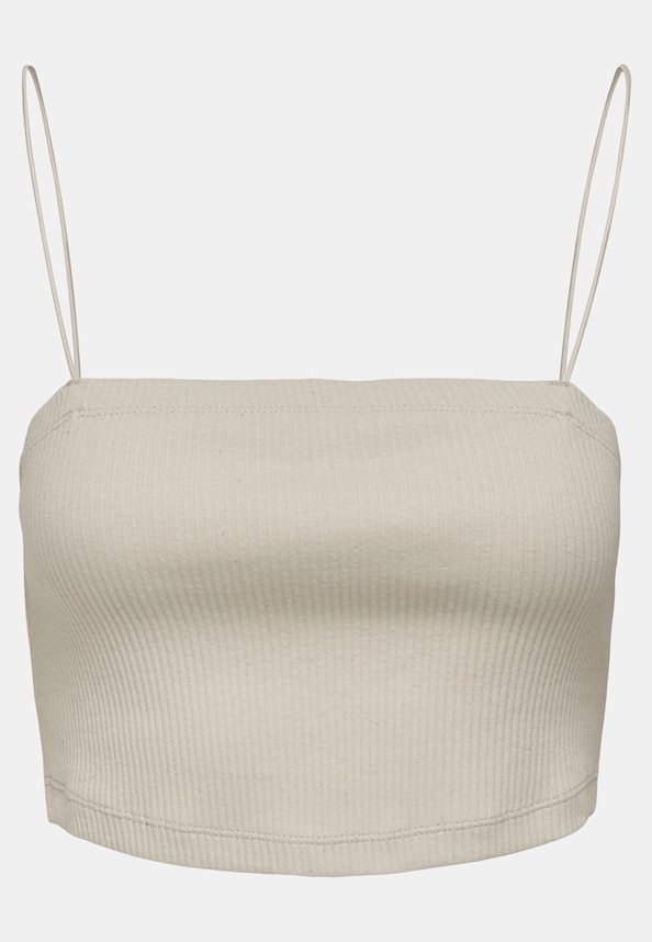 ONLY Damen Ribbed Crop Top-0