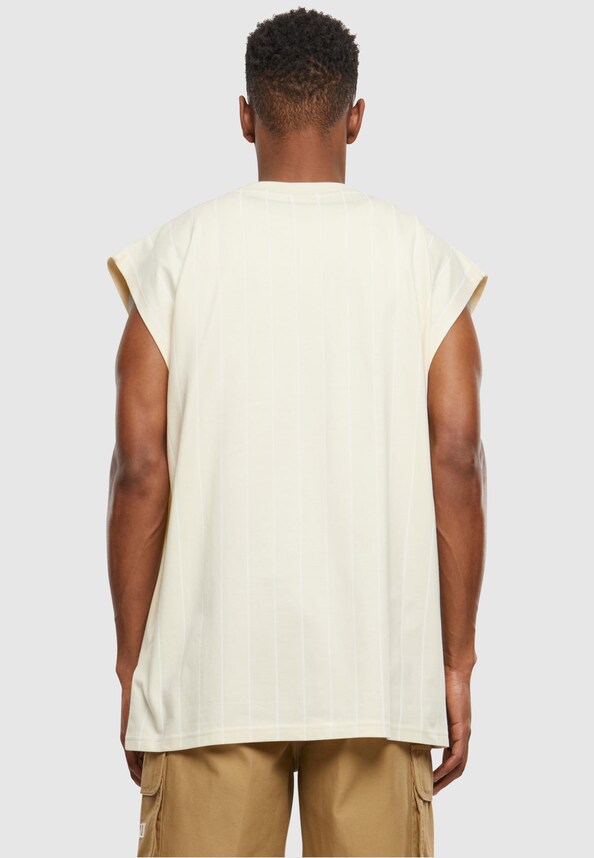 Small Serif Pinstripe Sleeveless -1