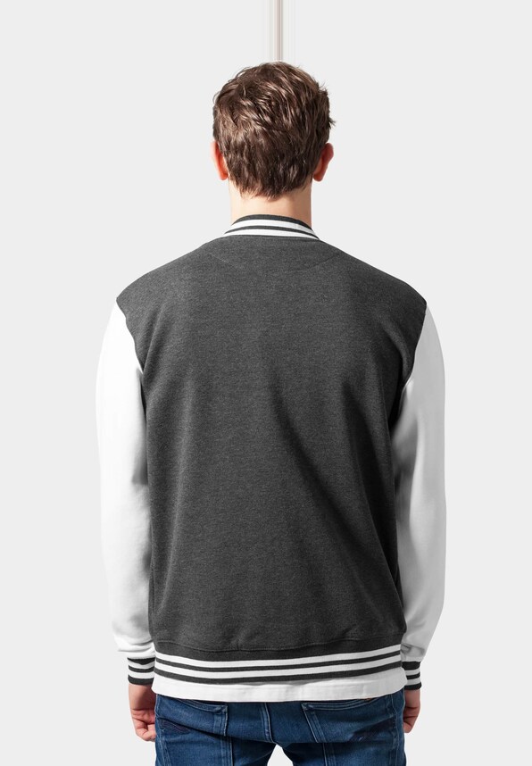 2-Tone College Sweatjacket -2