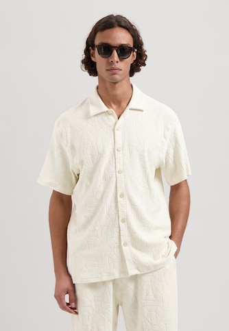 Myron Shirt Jacquard Toweling