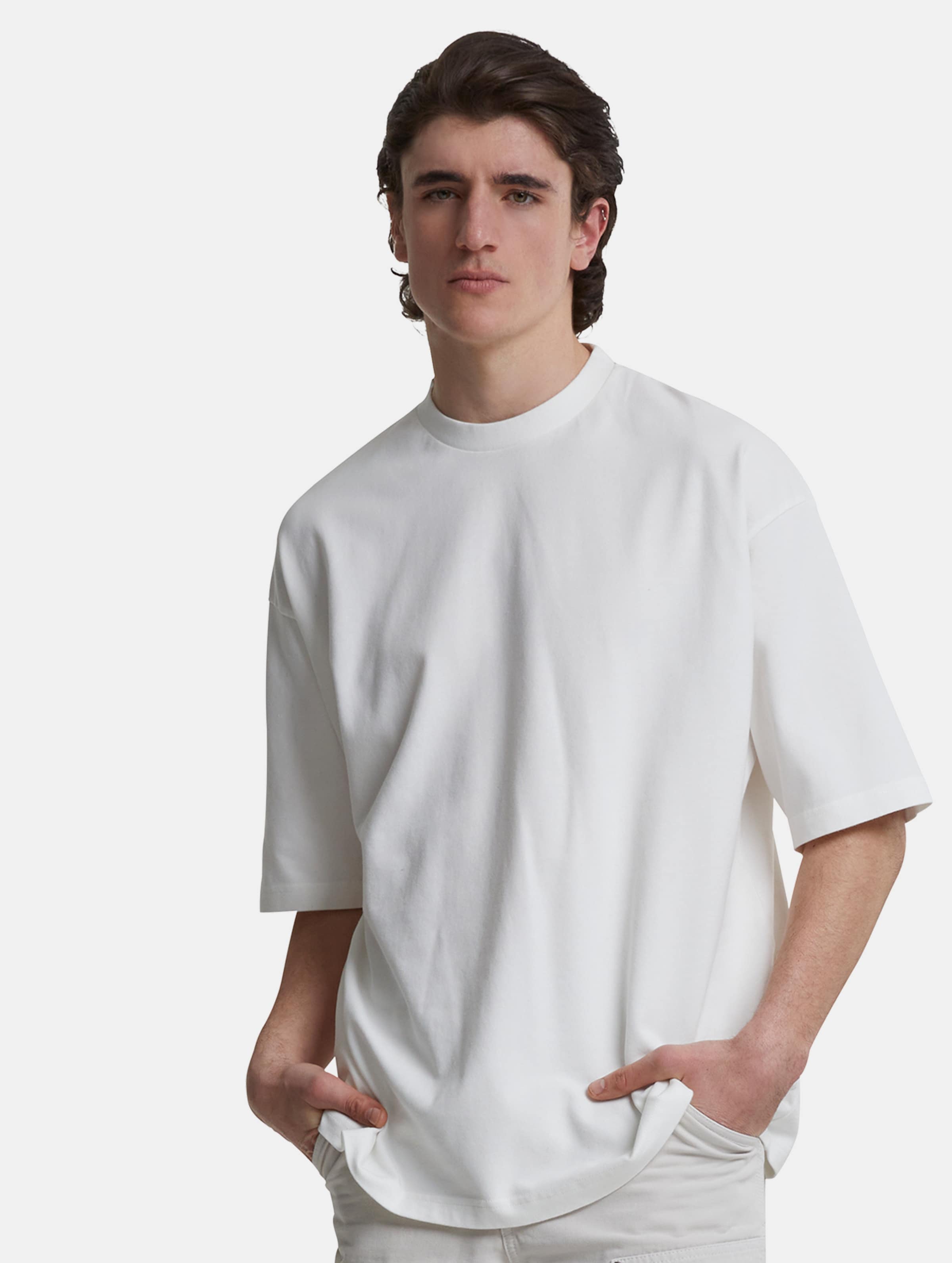 Prohibited Oversized T-Shirts Männer,Unisex op kleur wit, Maat S