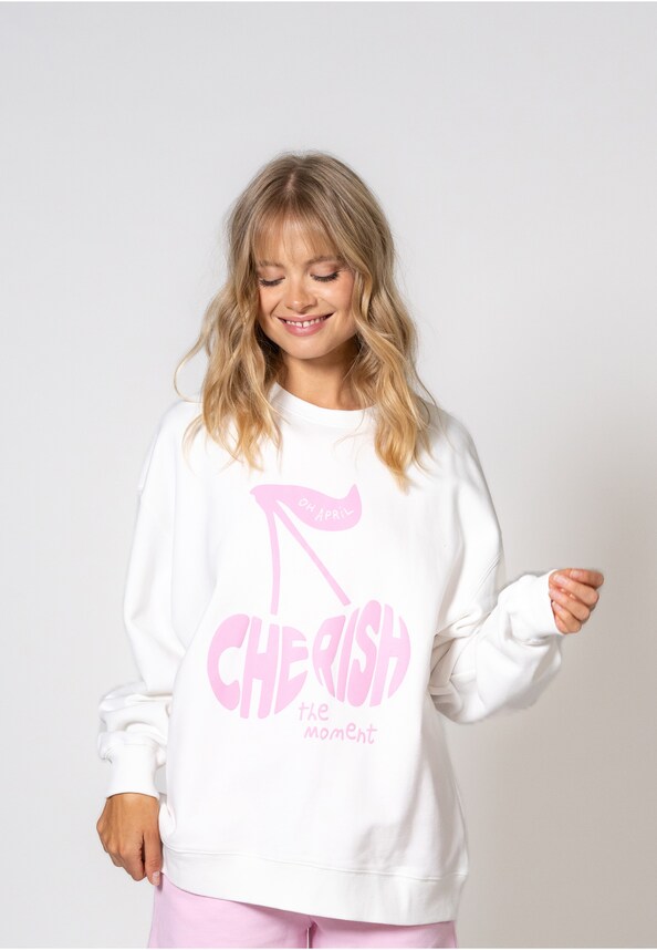 Oversized Sweater Cherish Moment-0