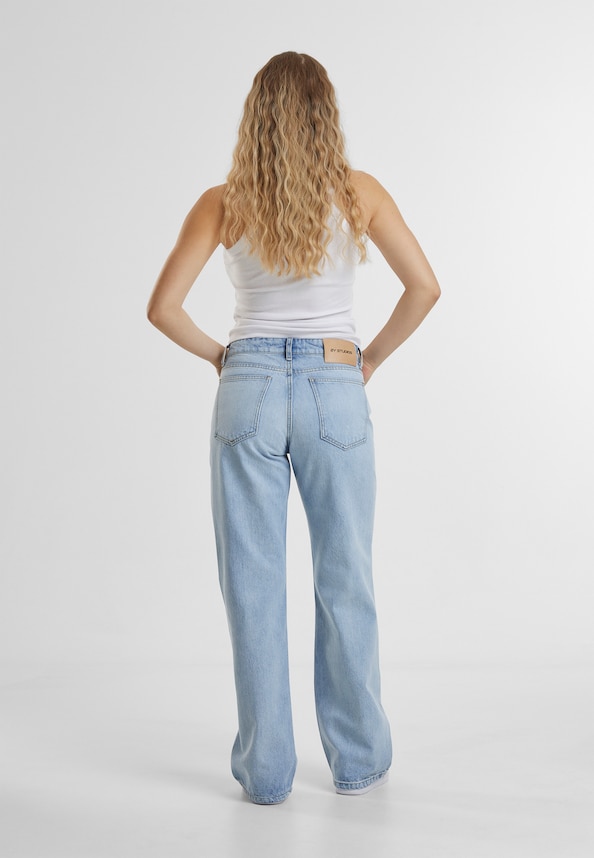 Teya Low Waist Basic Jeans-4