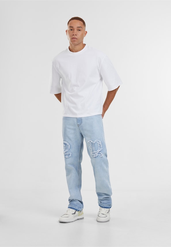 Durga Logo Straight Jeans-3