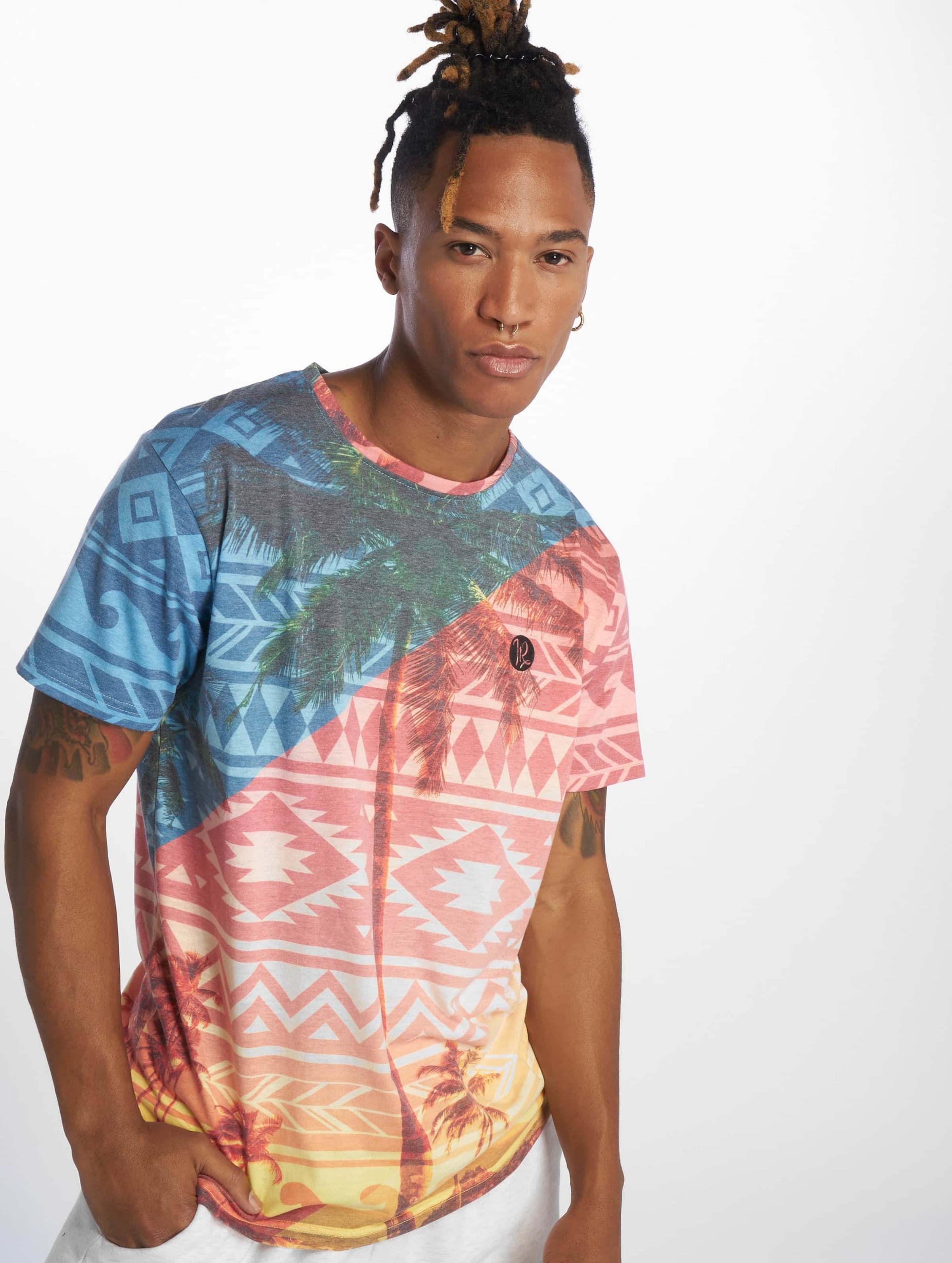 Just Rhyse Sunrise T-Shirt Colo Mannen op kleur kleurrijk, Maat M