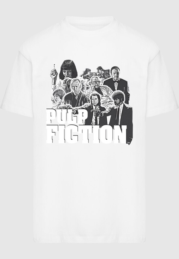 Pulp Fiction - Cast Graphic Heavy Oversize Tee-2