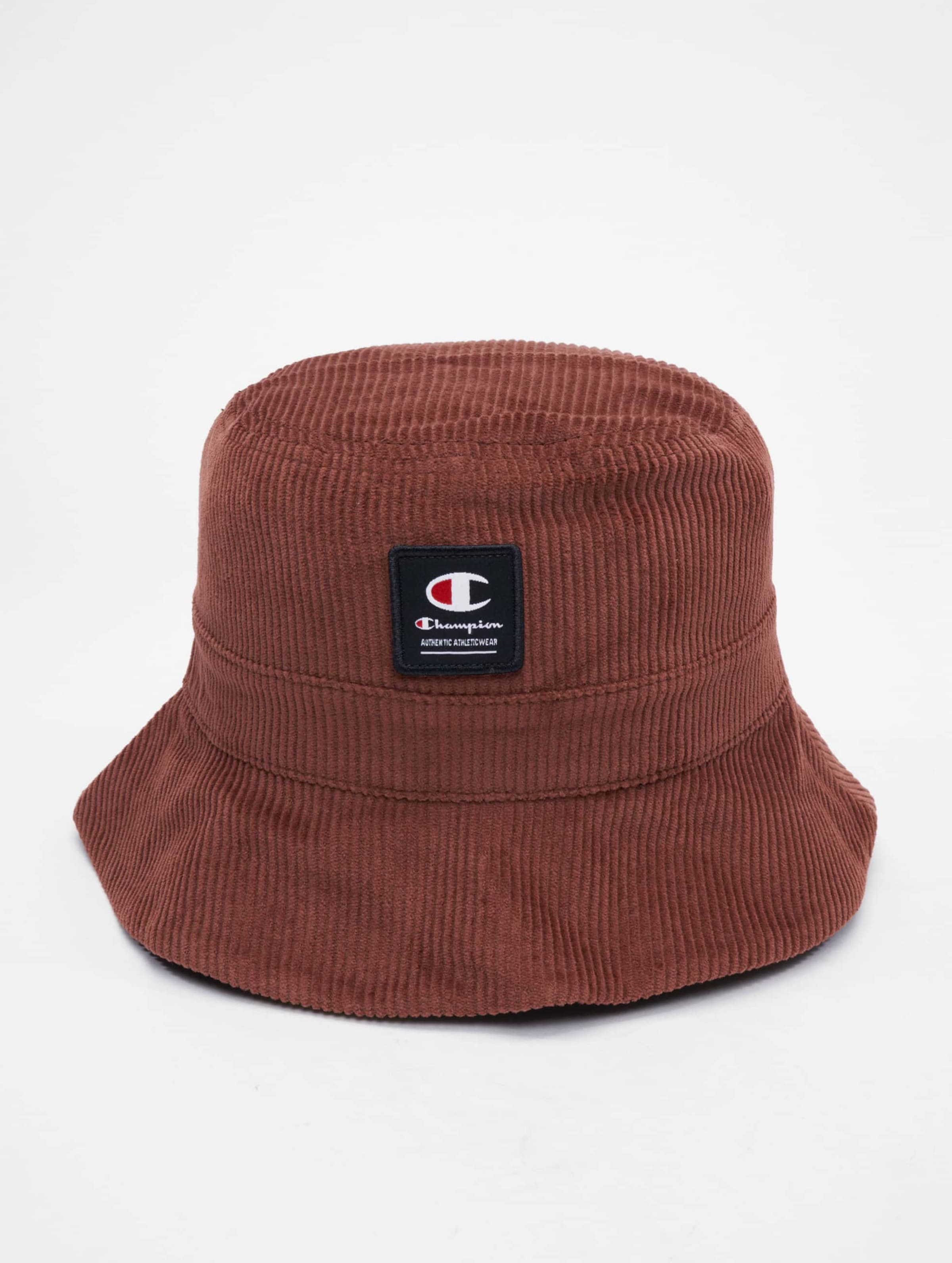 Champion Bucket Cap Hat Vrouwen op kleur bruin, Maat SM