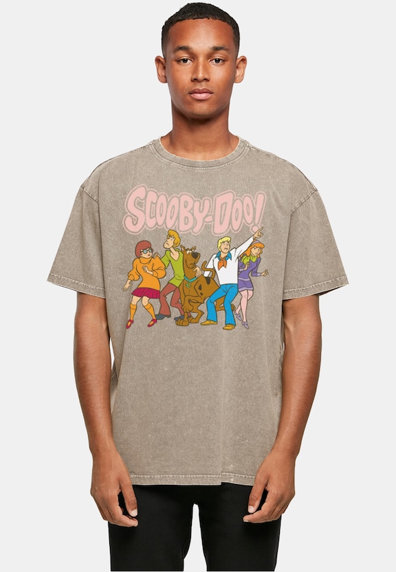 Scooby Doo - Core Group Acid Washed Oversize Tee-0