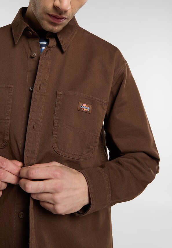 247 GARMENT DYED WORK SHIRT-3