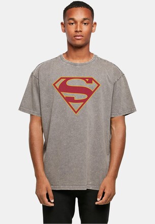 Supergirl - Logo Acid Washed Oversized