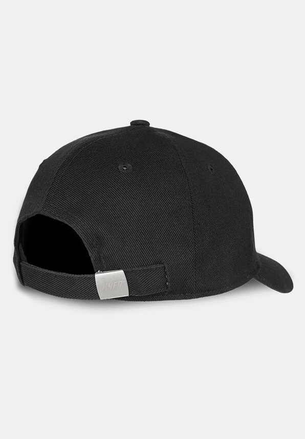 Heavy Curved Cap Black-1