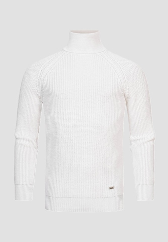 Rusty Neal Herren Grobstrick Sweater Rollkragen