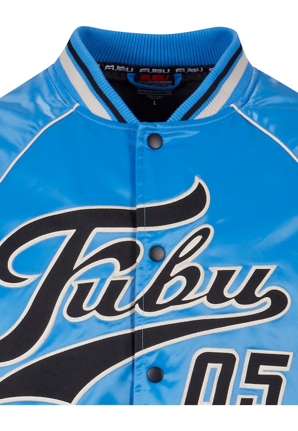 FM241-012-1 Fubu Varsity Satin Raglan Bomber Jacket-5