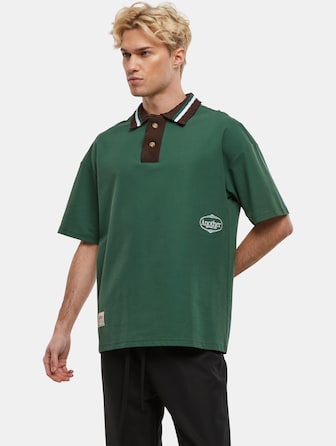 ACL Knit Collar Oversized Polo