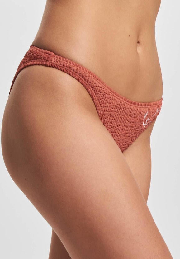 Karl Kani Small Signature Crinkle High Leg Bikini Bottom-1
