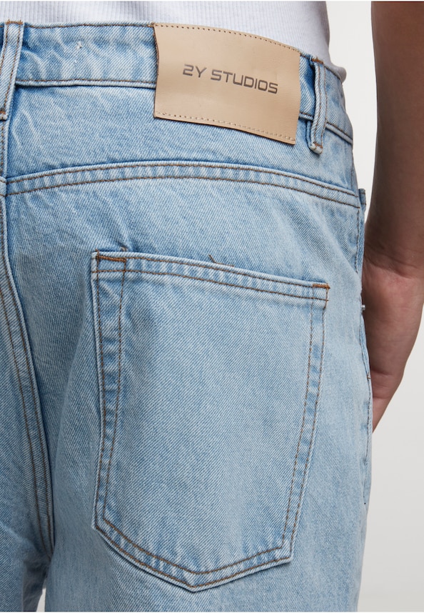 Adrik Basic Baggy Jeans-7