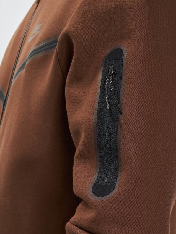 Nike Sportswear Tech Fleece Hooded Zip Hoody Cacao-4