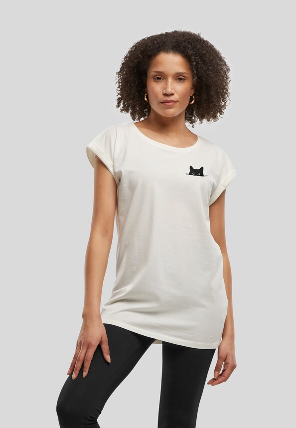 Cat Shoulder Tee-0