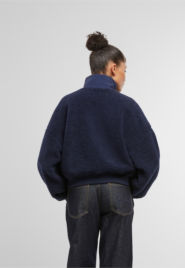 OG Crop Teddy Bomber Jacket-1